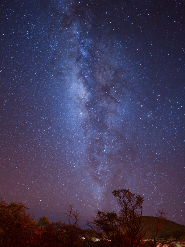 The Milky Way over the Big Island in Hawaii