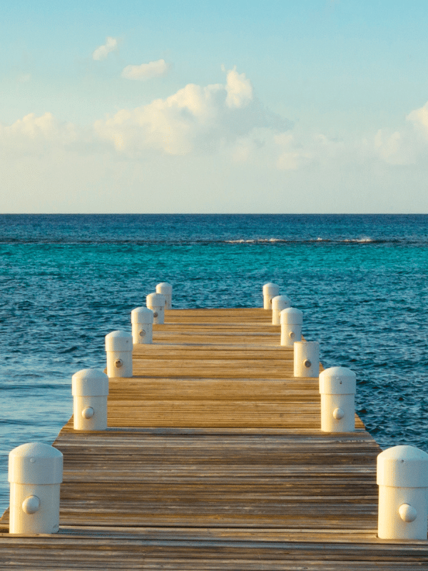 Dock out to Sea in the Cayman Islands