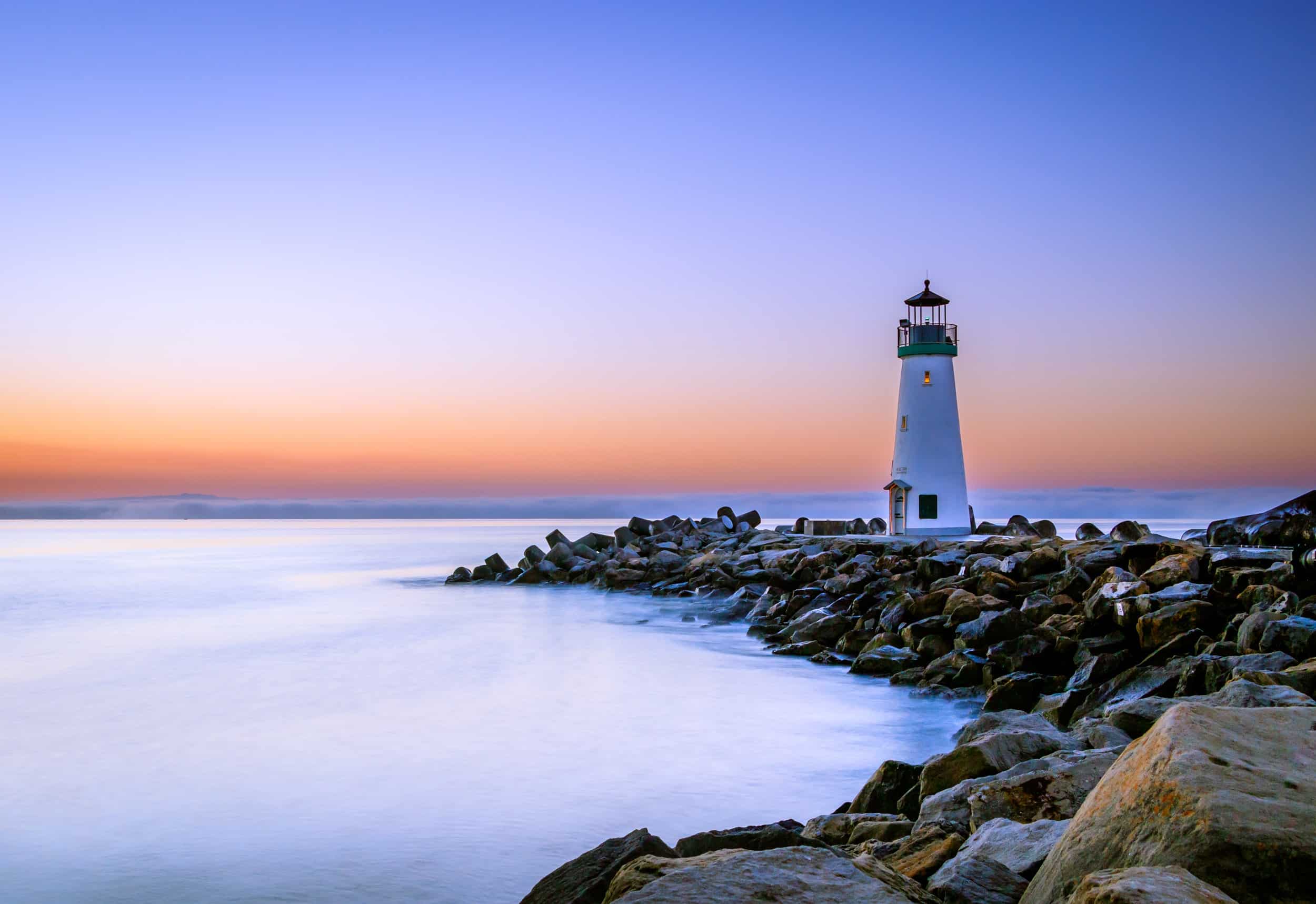 Lighthouse off the coast of the United States of America