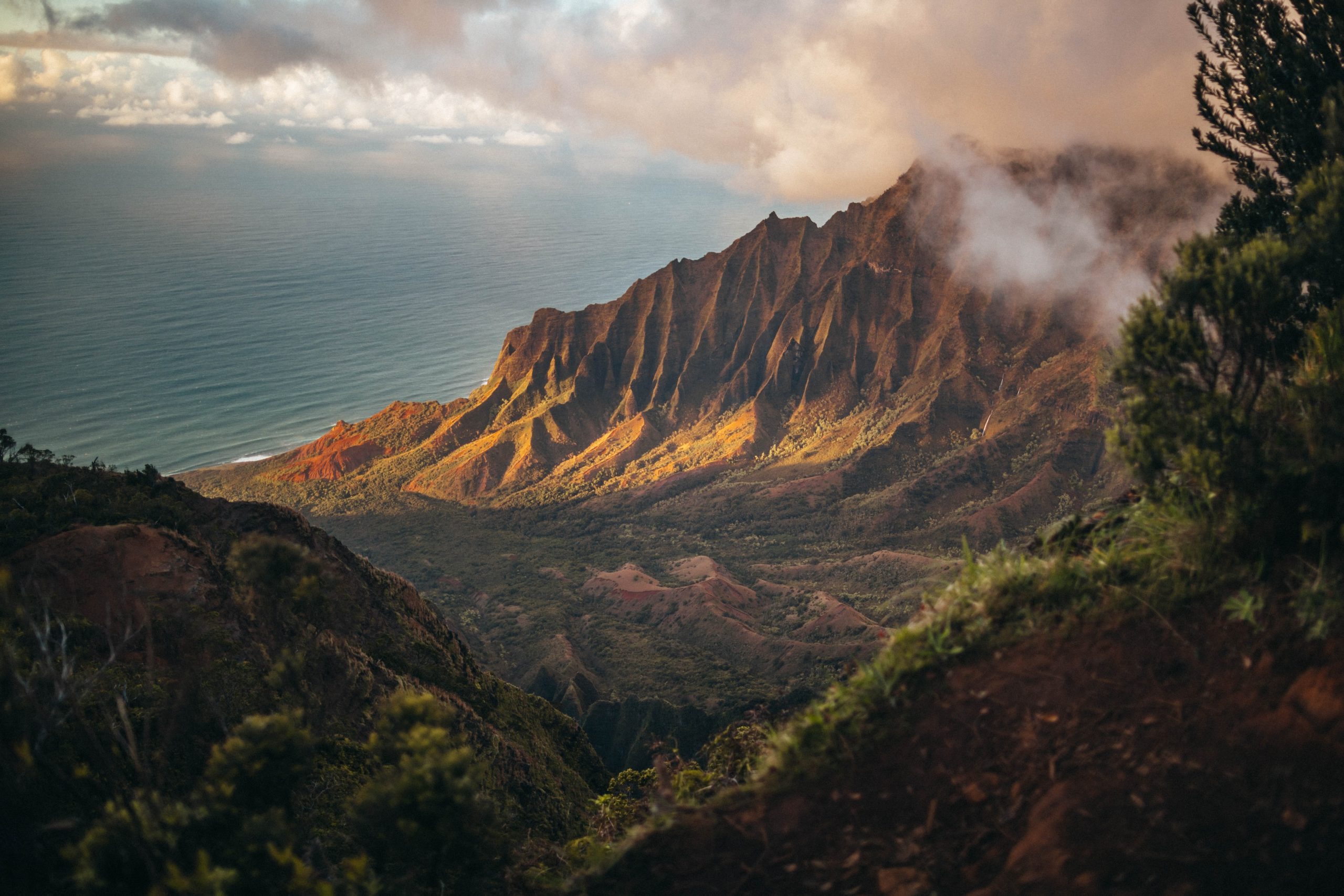 Mountains off Kapaʻa, Hawaii
